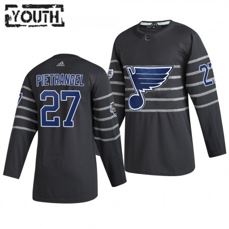 Camisola St. Louis Blues Alex Pietrangelo 27 Cinza Adidas 2020 NHL All-Star Authentic - Criança
